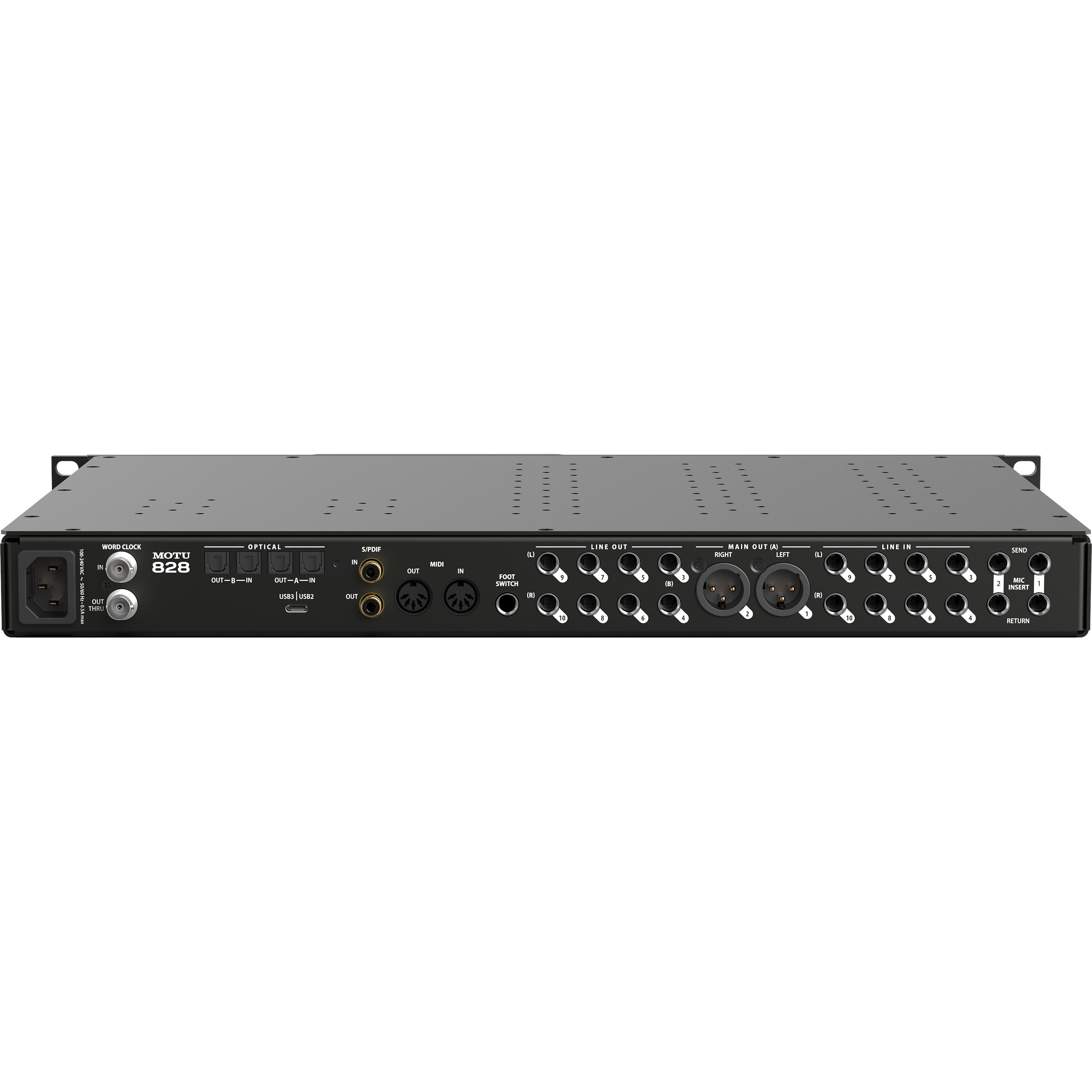 Motu 828 (2024) USB3 audio interface