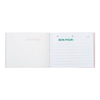 Exacompta - Manifold Carnet Bon pour - 50 dupli - 10,5 x 13,5 cm