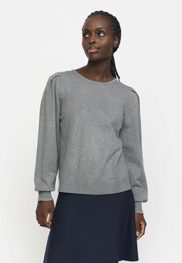 Soft Rebels SRAnalia Knit Medium grey melange