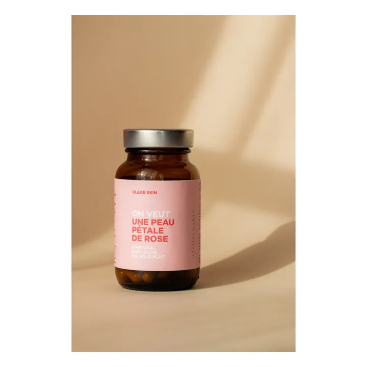 Atelier Nubio Peau pétale de rose Complément alimentaire - 1 mois