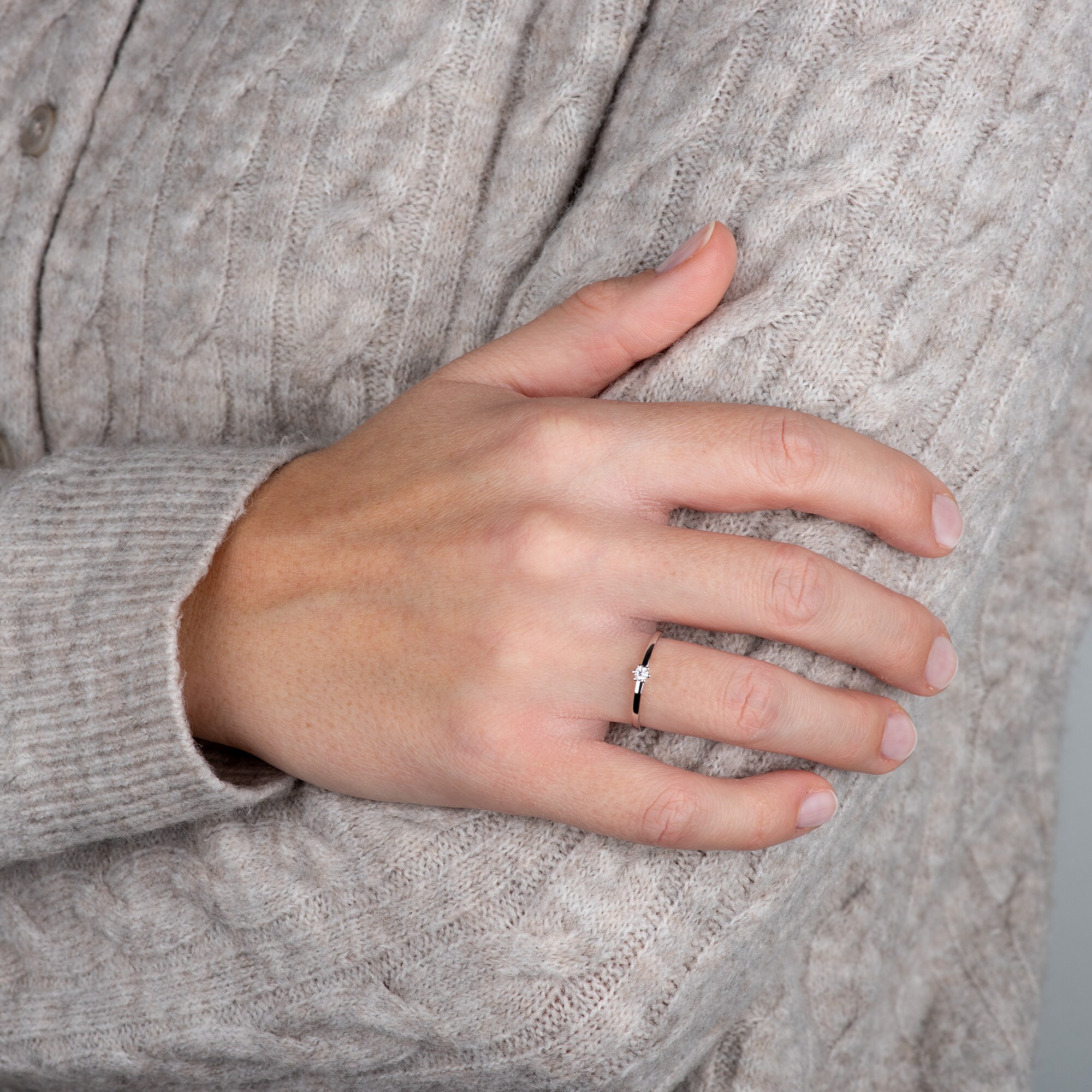 Orolino Ring Gold 585 mit Brillant 0,07ct.