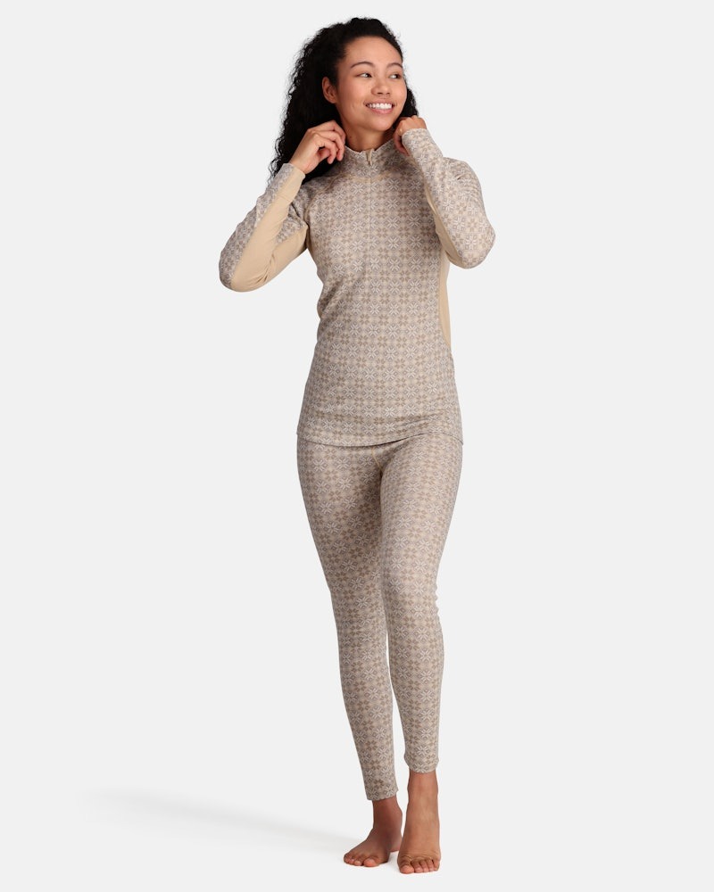 Rose Light Half Zip Dame Light Beige