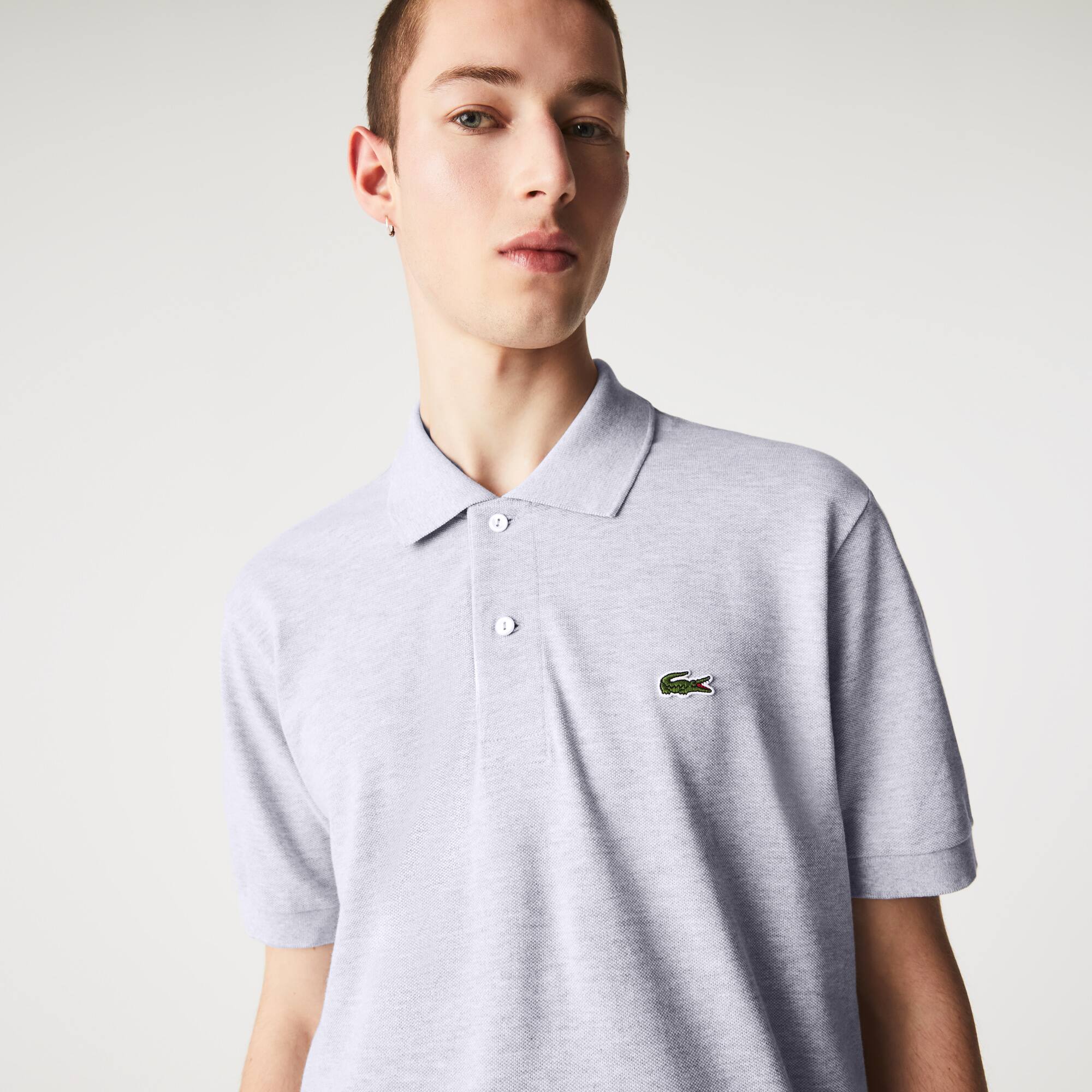 Original L.12.12 Heathered Poloshirt Kurze Ärmel - Grau - Lacoste - Herren