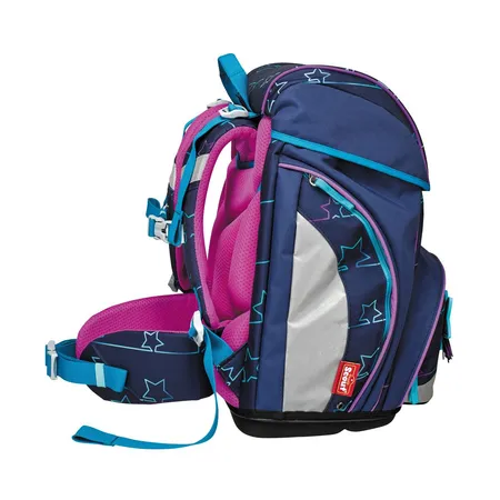 Scout Schulranzen-Set Alpha Blue Star mit Sporttasche, 4-teilig