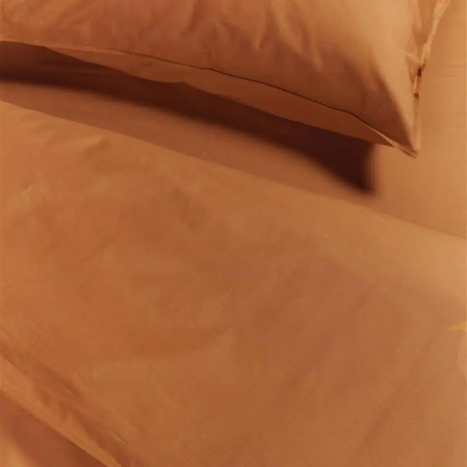 Ambiante Cotton Uni dekbedovertrek - 140x200/220 - Oranje