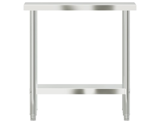 VIDAXL - Mobilier de cuisine Table de travail de cuisine 82,5x30x85 cm acier inoxydable