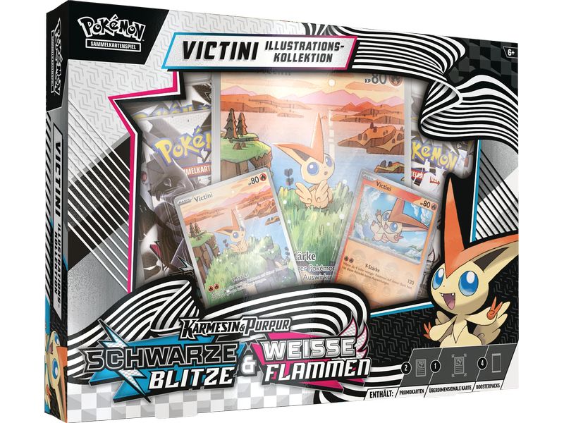 The Pokémon Company Schwarze Blitze & Weisse Flammen Victin Sammelkartenbox zu Pokémon