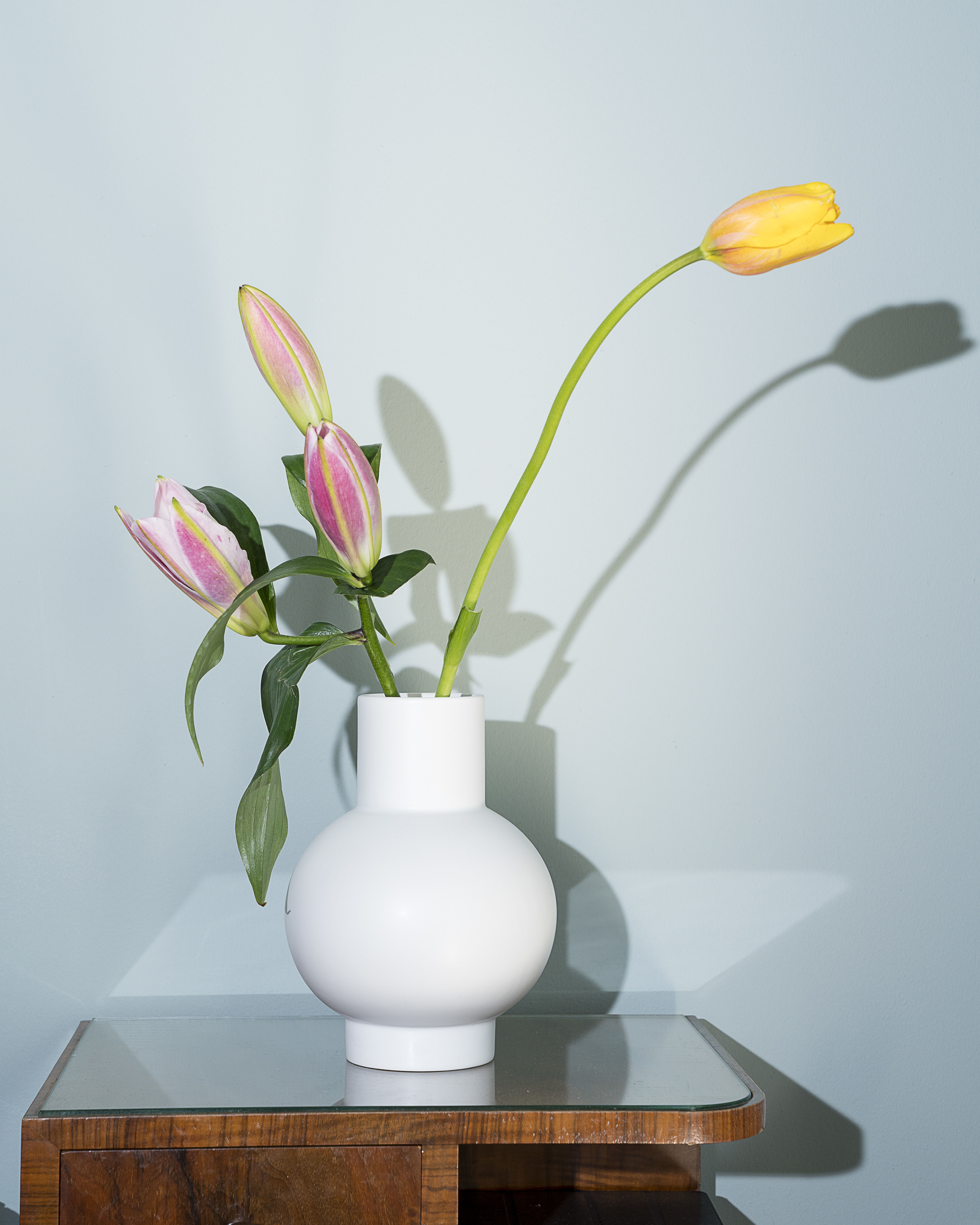STRØM EXTRA LARGE - Vase céramique | Gris