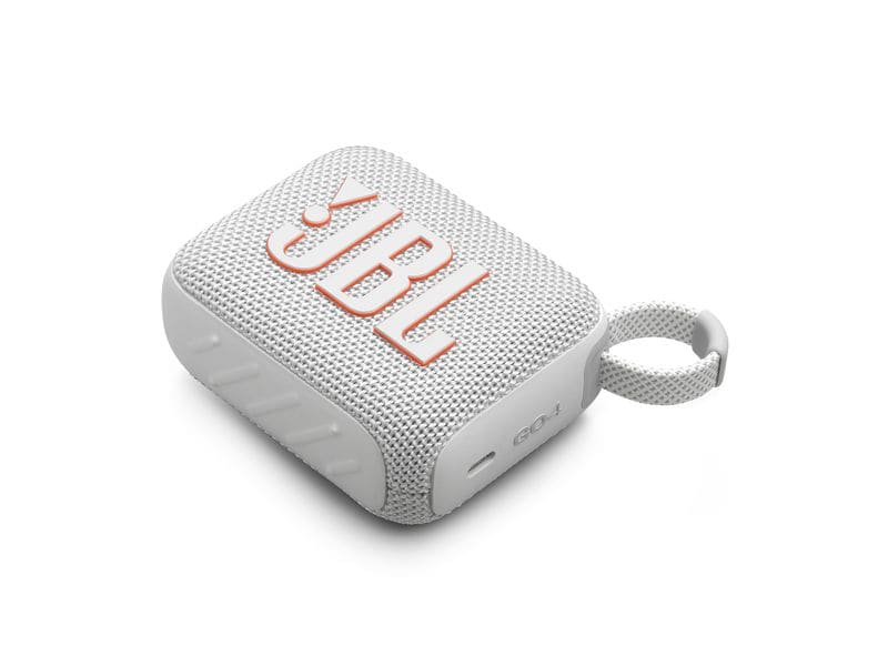 JBL Go 4 Weiss Ultra-kompakter Bluetooth-Lautsprecher