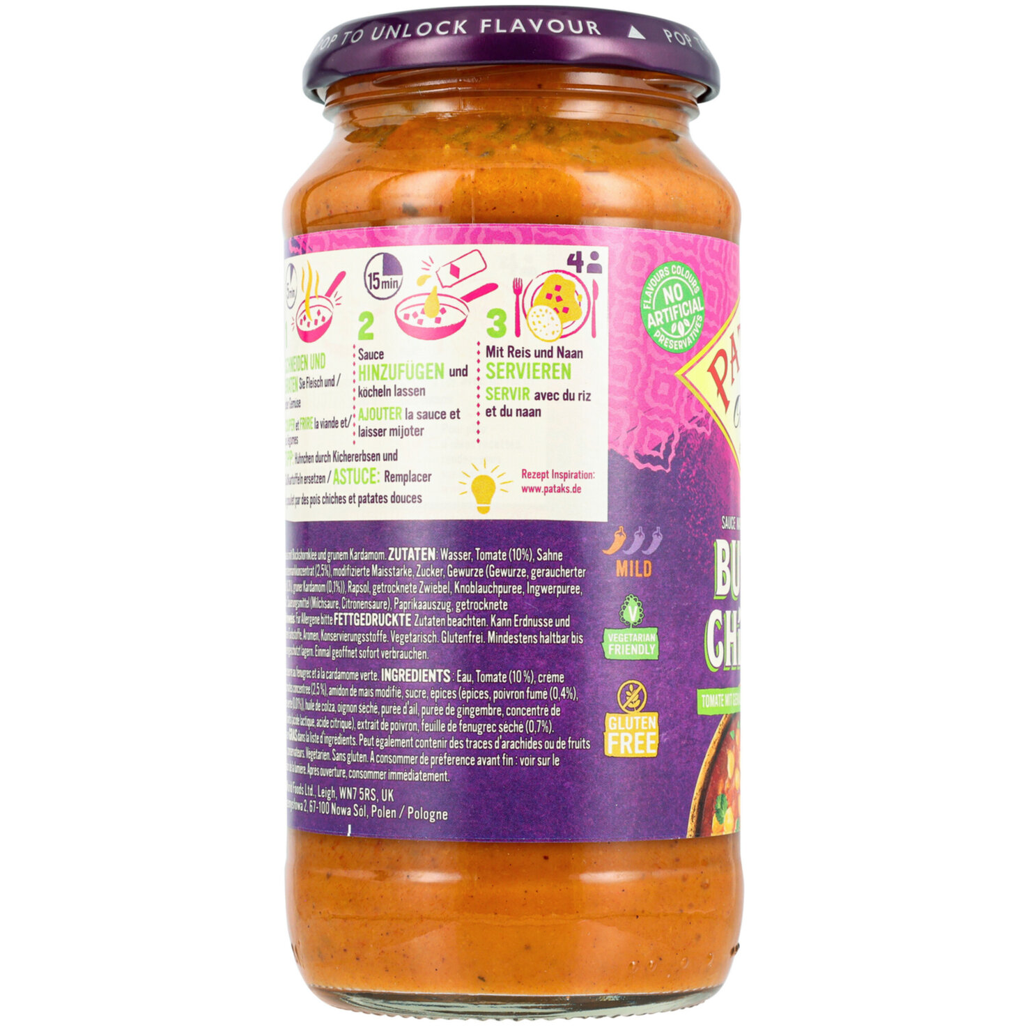 Pataks Butter Chicken Sauce