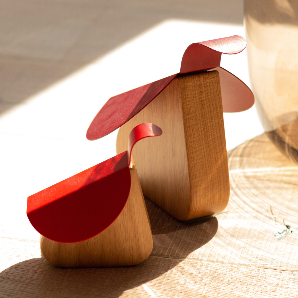They & Me Birdies set rood