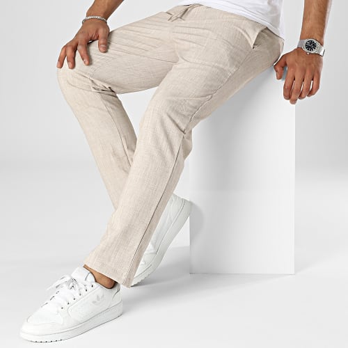 Pantalon Jogger Beige Chiné