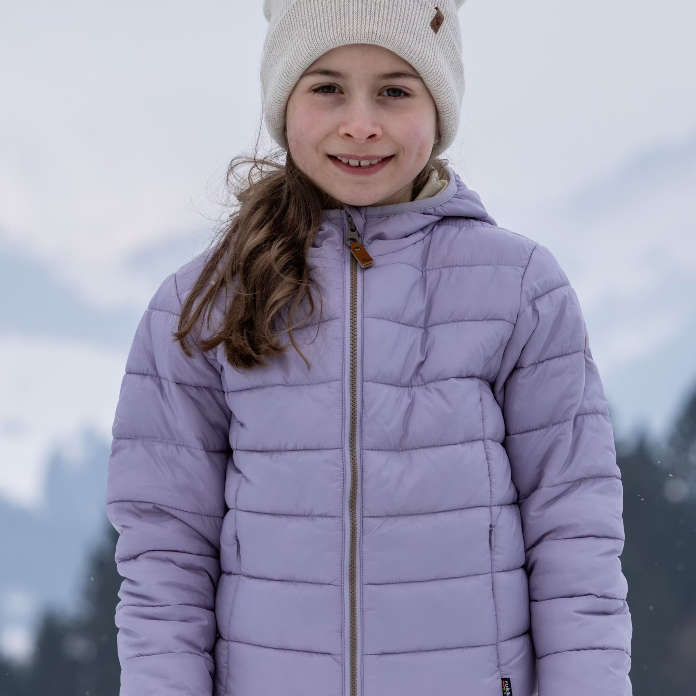 Kinder Thermo Jacke Pac Jac Lavender Aura