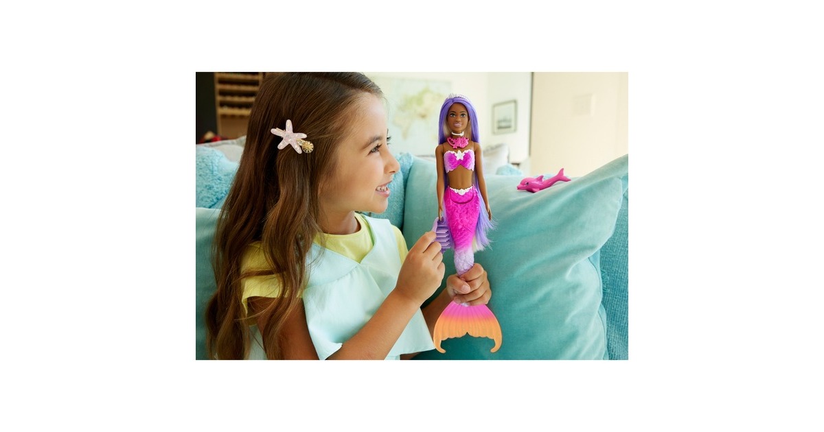 BarbieDreamtopia - Zeemeerminpop - Brooklyn  (Met kleurverandering)