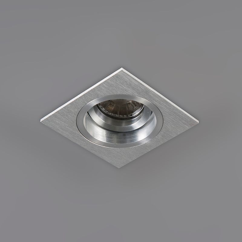 Inbouwspot vierkant aluminium draai- en kantelbaar - Chuck