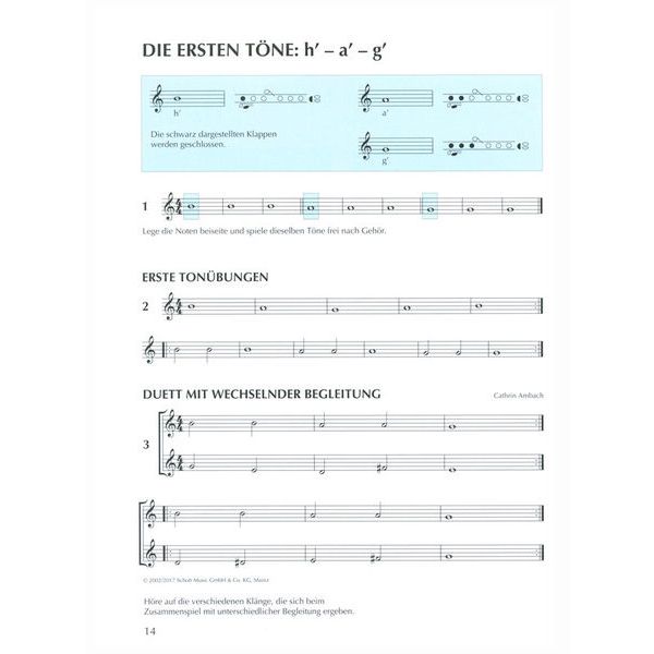 Schott Querflöte Spielen Hobby 1