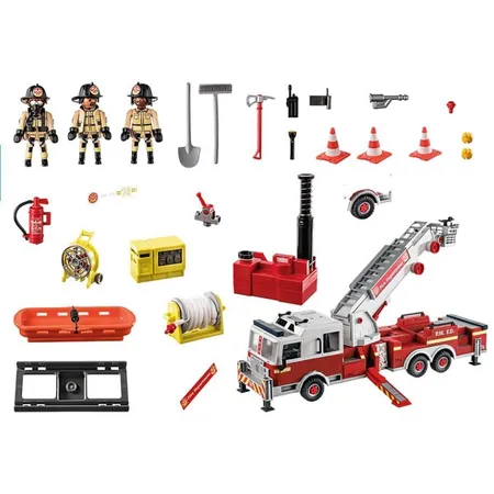 PLAYMOBIL® City Action 70935 Feuerwehr-Fahrzeug: US Tower Ladder