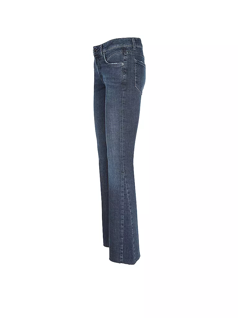 PNTS Jeans Flared Fit THE BOOTY blau