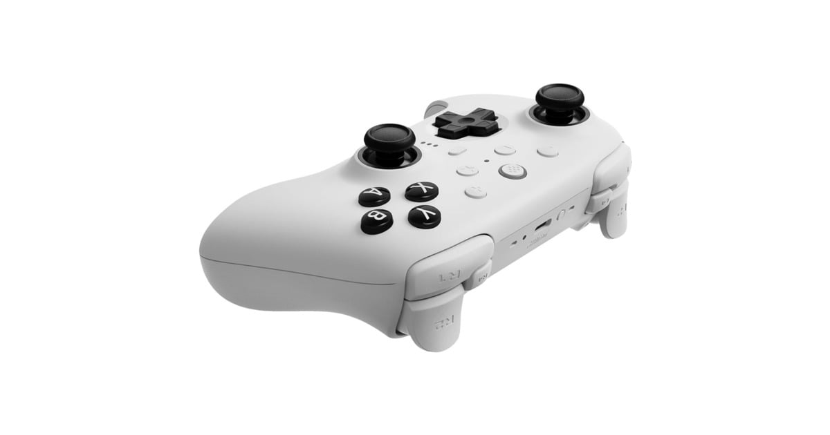 8BitDoUltimate 2 Bluetooth Controller  (Wit, Pc, Switch 2, Bluetooth / USB-C / 2.4 GHz)