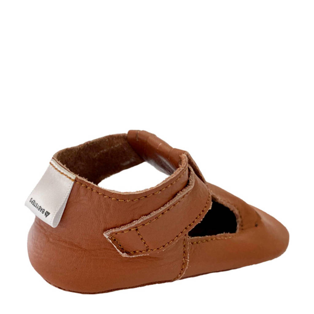 Babysteps leren babyslofjes cognac
