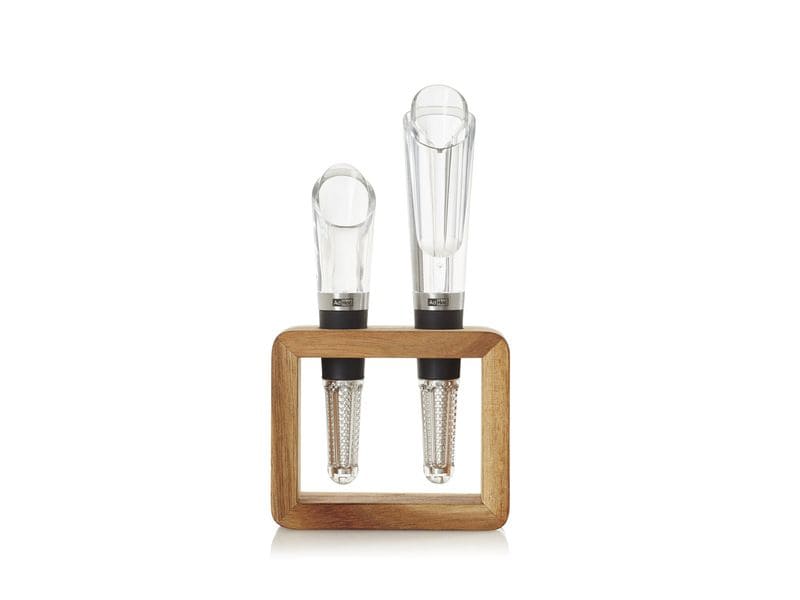 AdHoc Weinausgiesser Vine 2-teilig, Braun Wein-Geniesser-Set