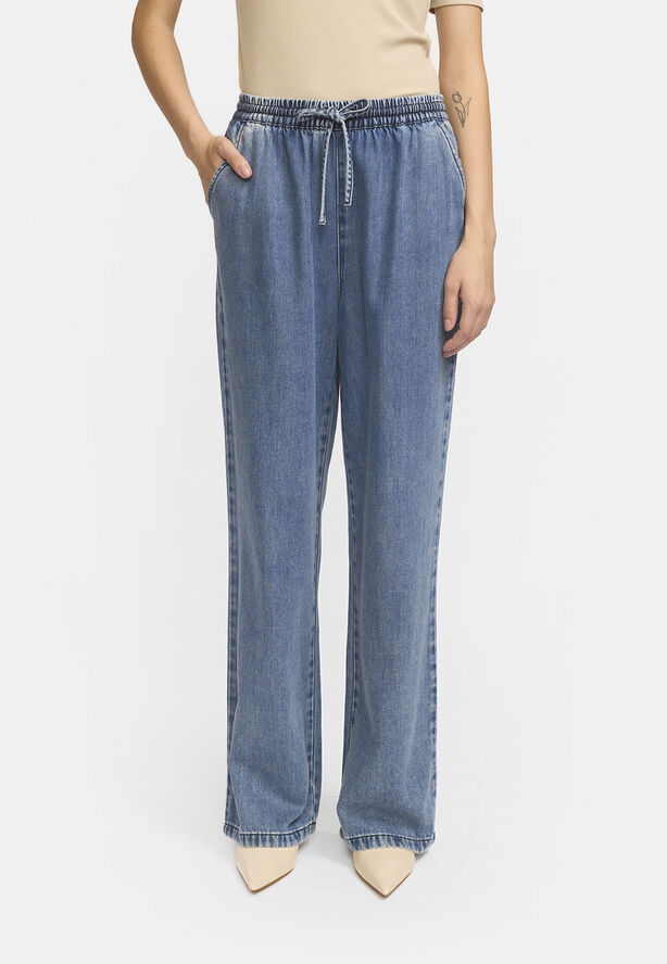 Soft Rebels SRKeira Pant Dark blue denim