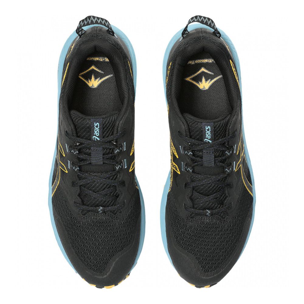 Asics TRABUCO TERRA 2 - Chaussures trail Homme black/honey