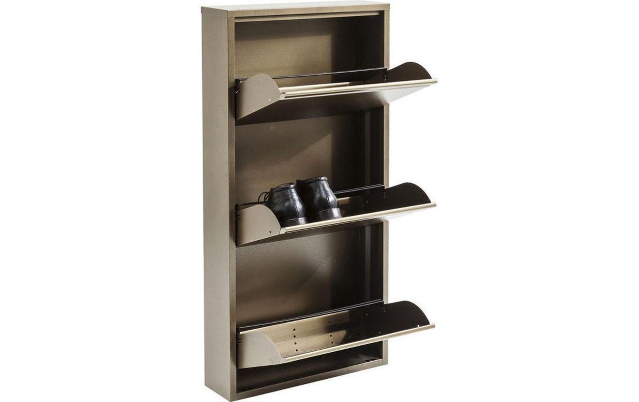 Schuhschrank Caruso 100 x 50 cm, Bronze<br>Schuhmöbel