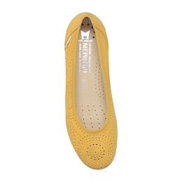 elsie perf  NUBUCK bucksoft 6947 ochre  YELLOW