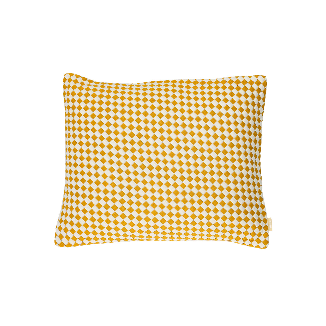 Kussen linnen Woven Ochre/offwhite