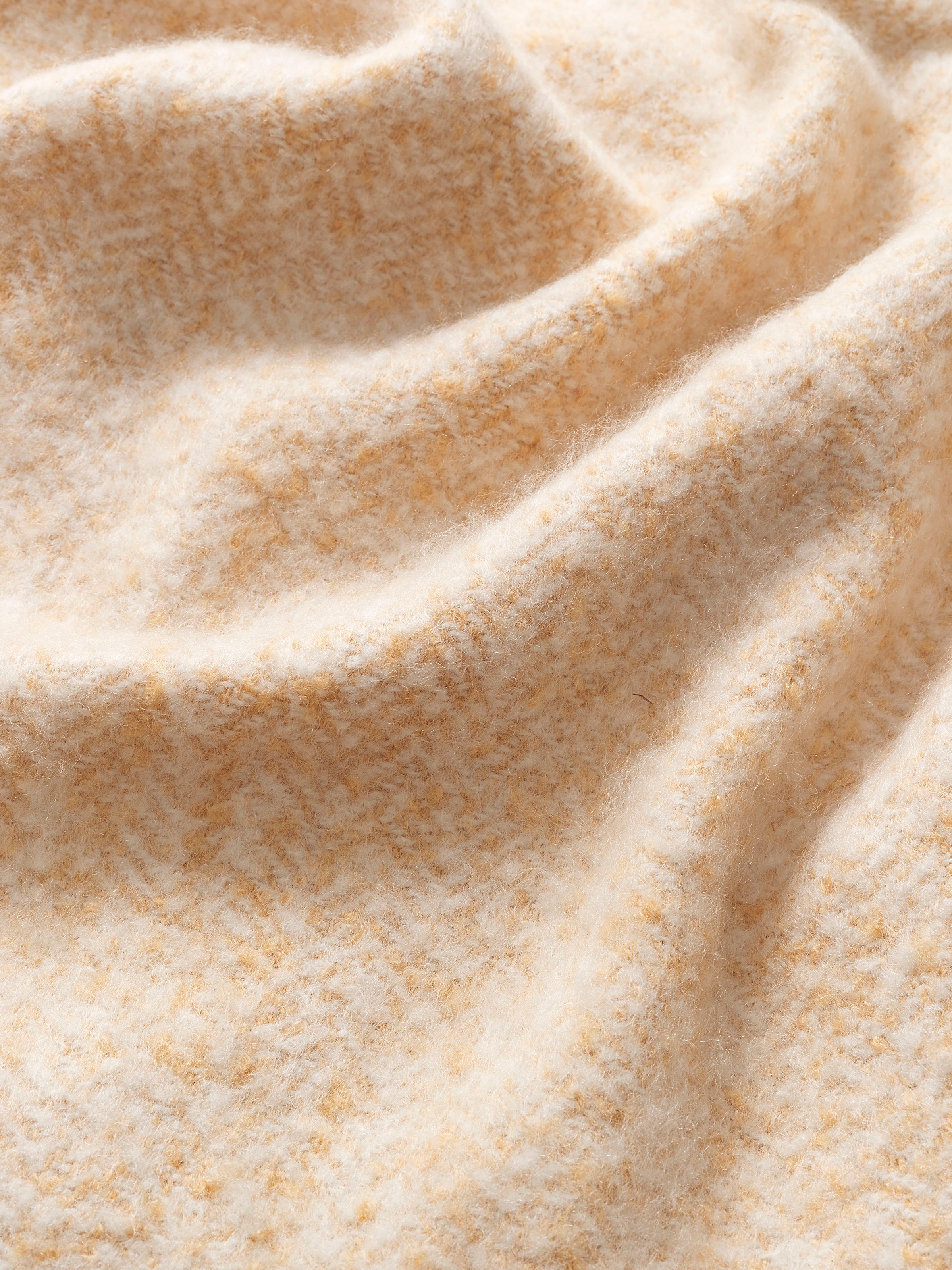 TOM TAILOR HOME Plaid »Wooly Herringbone« mit Fischgratmuster, Kuscheldecke