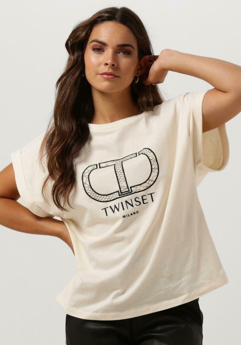 TWINSET MILANO gebroken wit twinset milano t-shirt 13457838-cpc