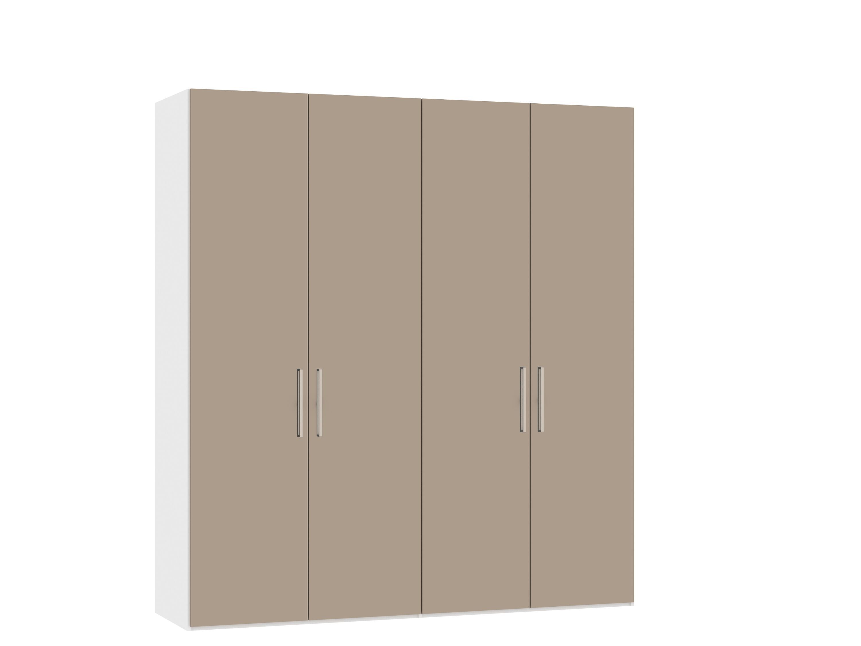 MODUL Drehtürenschrank - Nougat / B: 203.0 cm x T: 59.0 cm x H: 220.0 cm