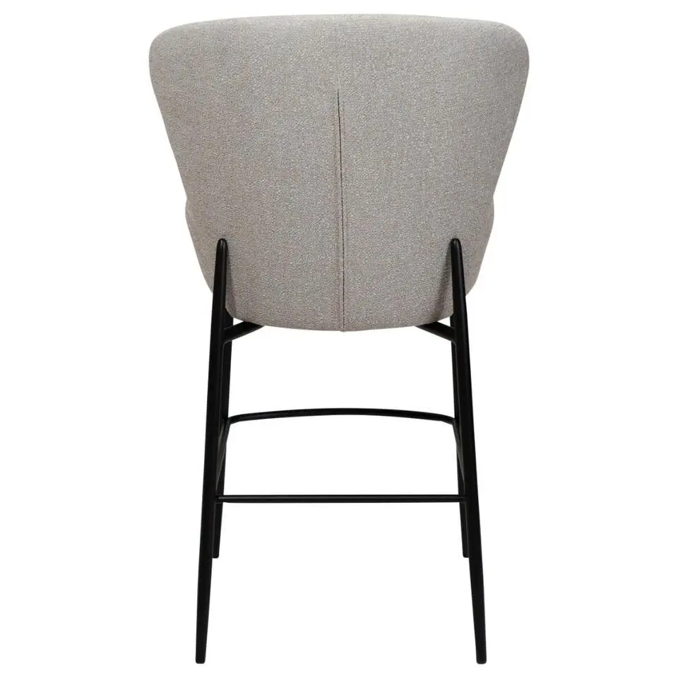 Hioshop Orbit Dan-Form counterstoel bouclé lichtgrijs