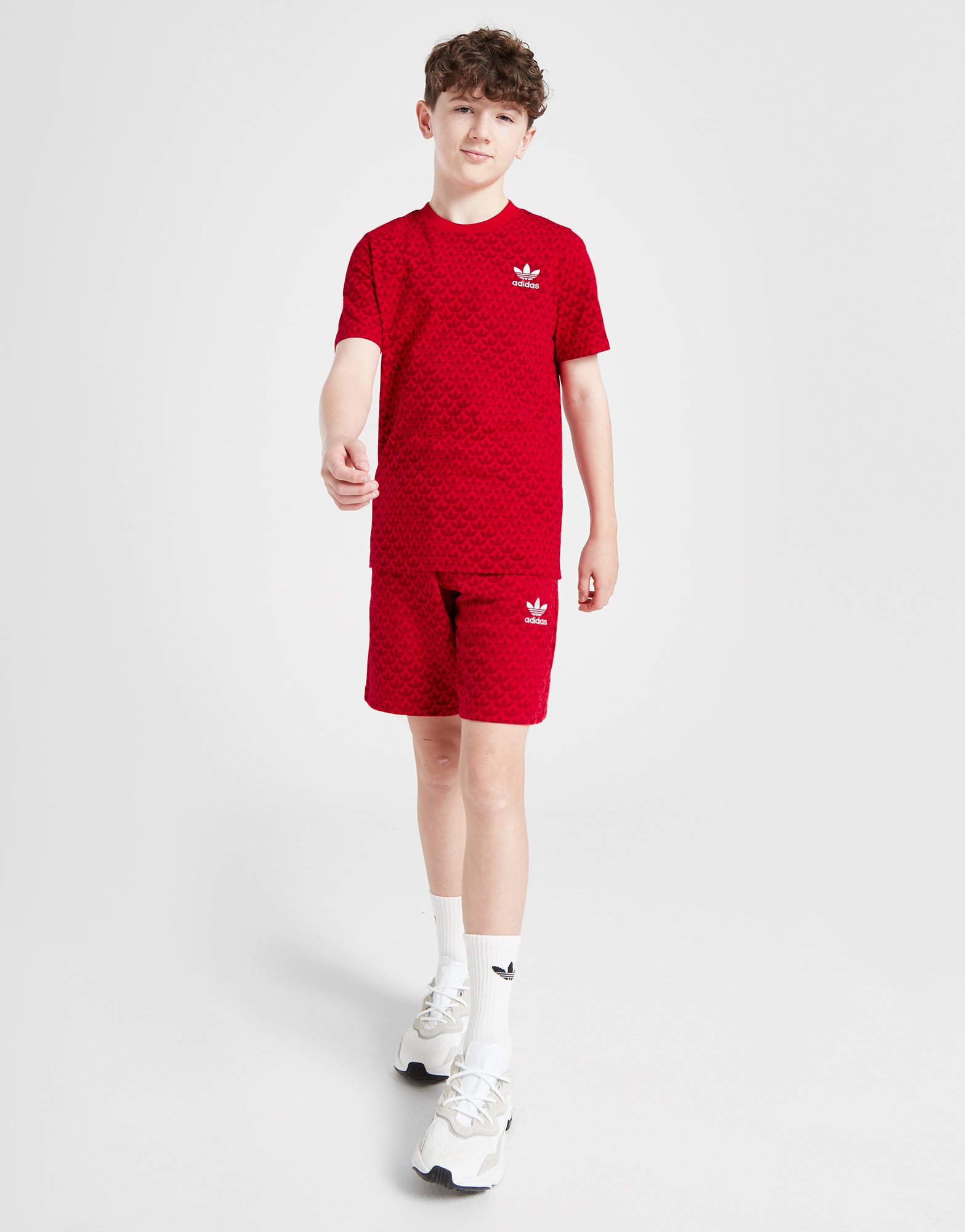 adidas Originals T-shirt Imprimé Trefoil Mono Junior