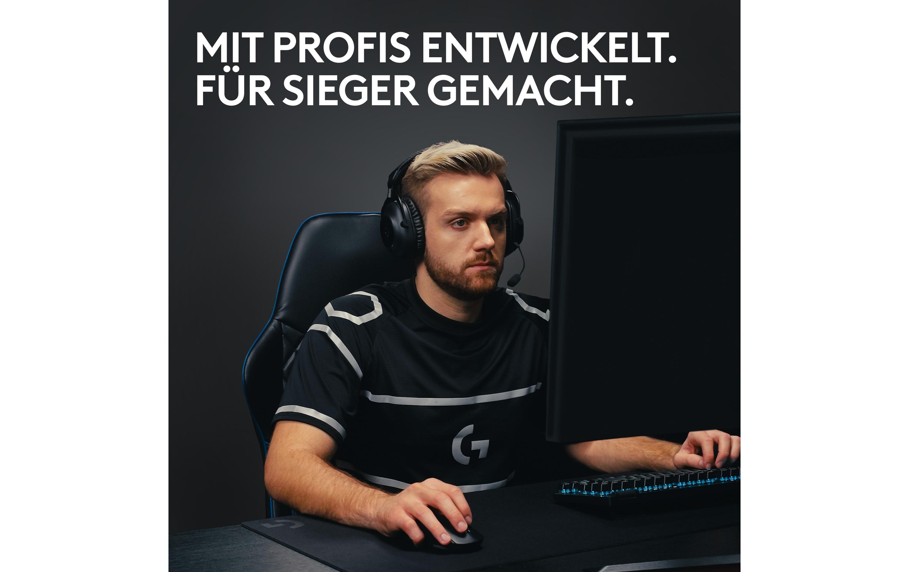 Gaming-Maus Pro X Superlight 2 Lightspeed Schwarz<br>Extrem leichte Gaming-Maus mit leistungsvoller Performance