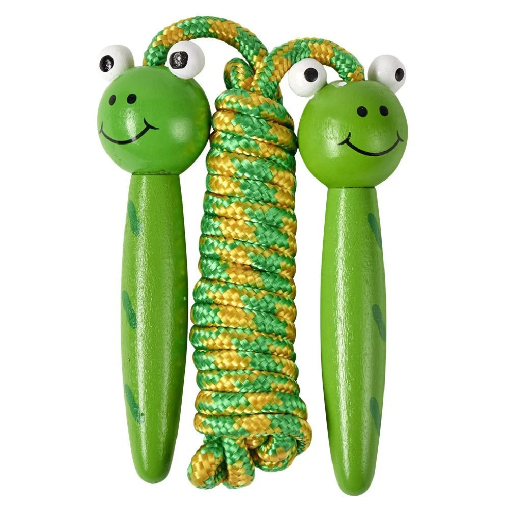 Corde à sauter poignée animal en bois certifié FSC® L157cm