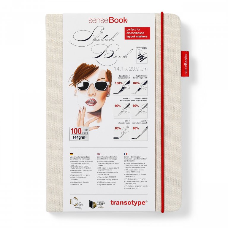Transotype Sketchbook SenseBook , 144g/m²