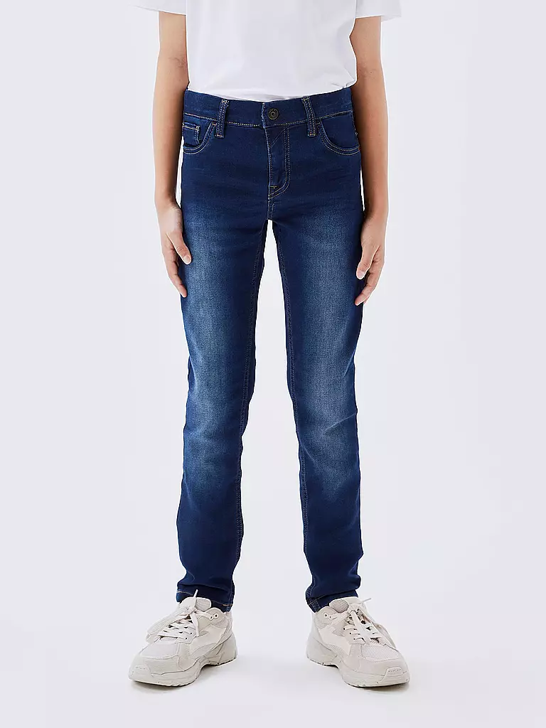 NAME IT Jungen Jeans Slim Fit NKMTHEO  dunkelblau