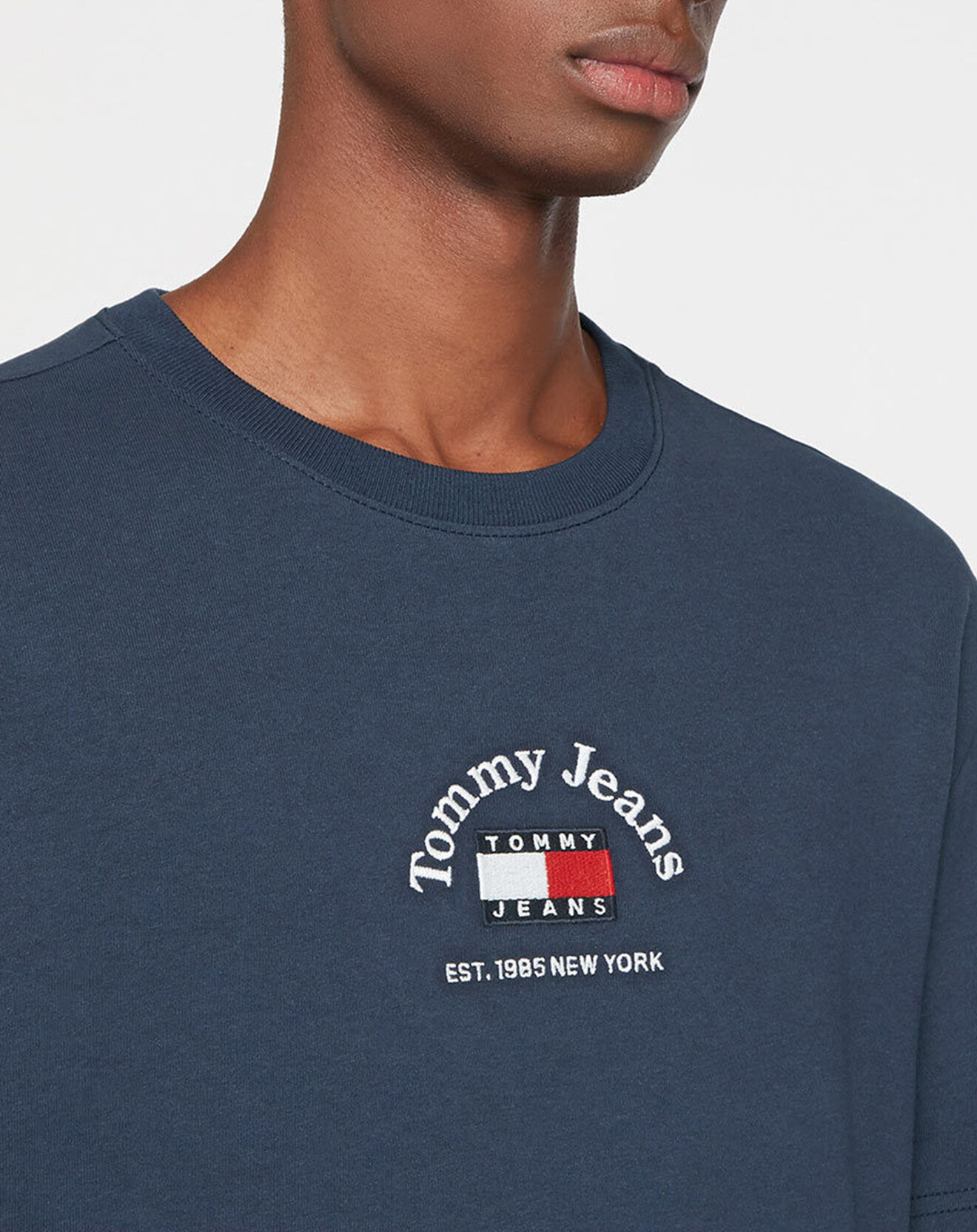Tommy Jeans T-Shirt 100% Coton Bio Timeless bleu marine