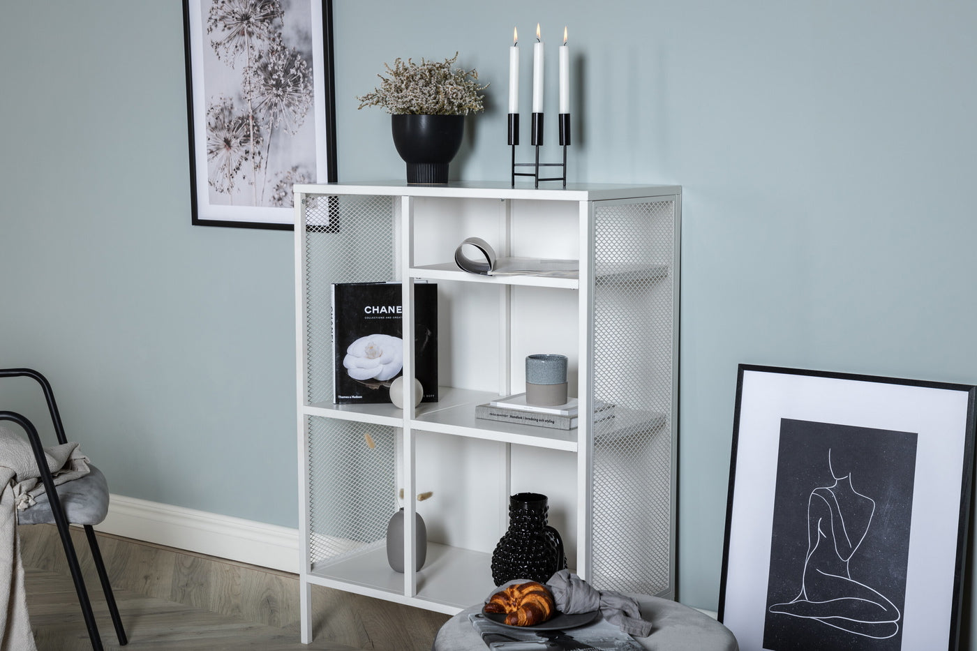 FjÃ´rd - Dressoir Wit 40cm - Staal - Misha