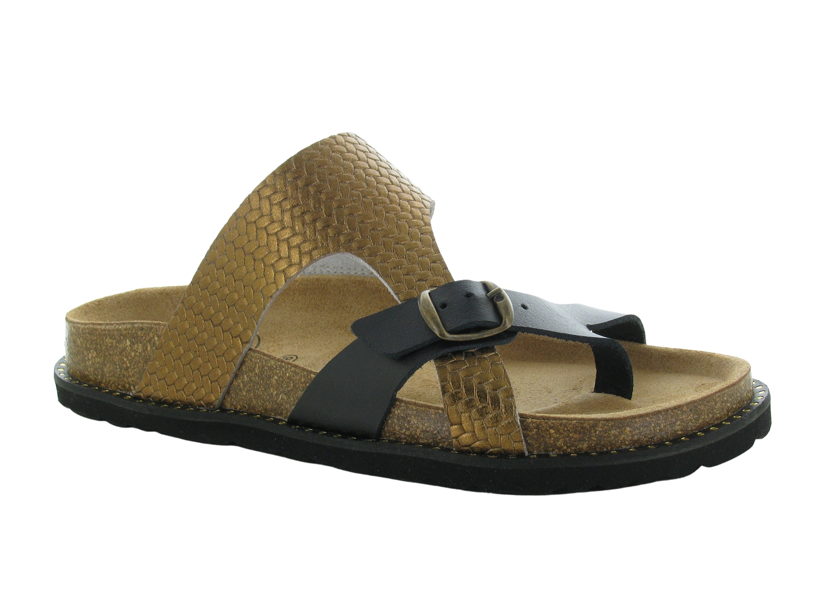Metamorf ose-JABIR Cuir Noir Bronze