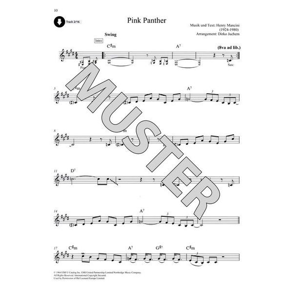 Schott Movie Classics A-Sax