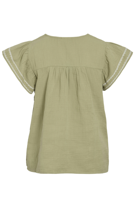 Vila groene dames t-shirt