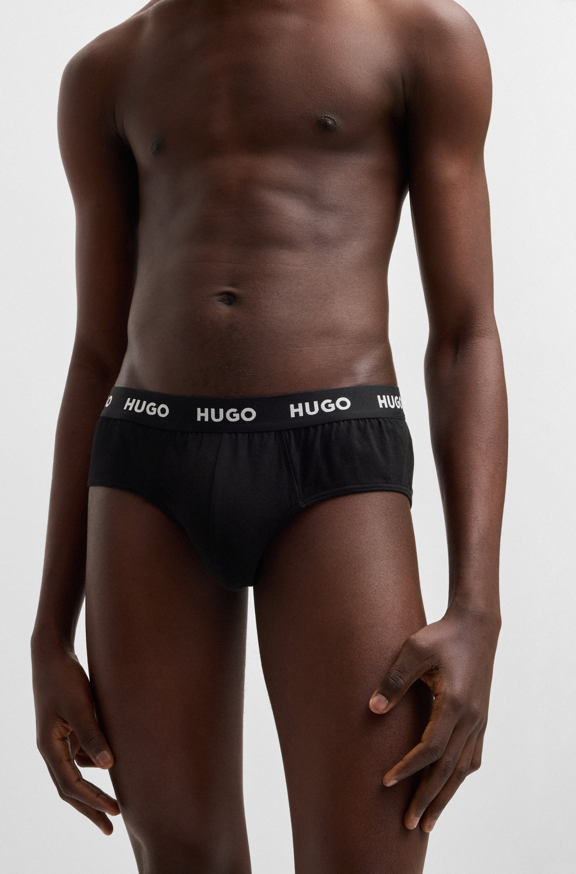 HUGO Underwear Hüftslip »HIPBRIEF TRIPLETPACK« mit modischem HUGO Logo-Elastikbund