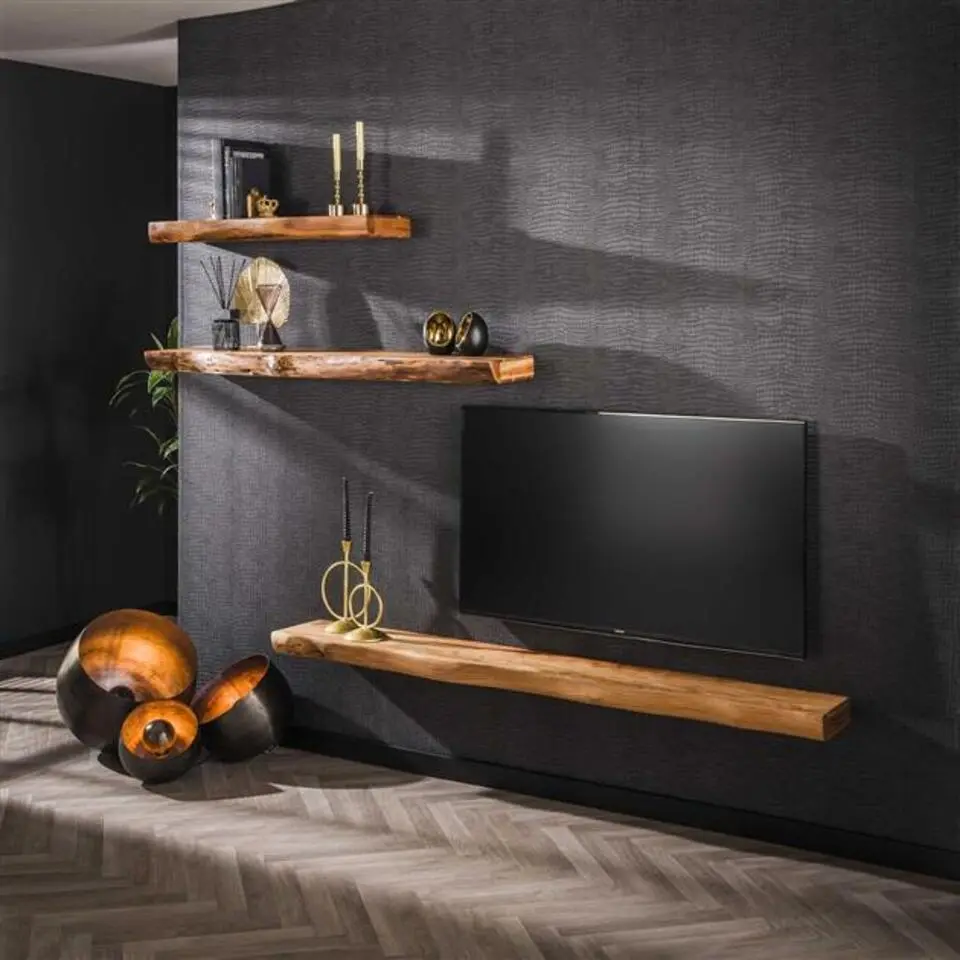 Hoyz Collection - Wandplank Tree 150cm - Acaciahout - M