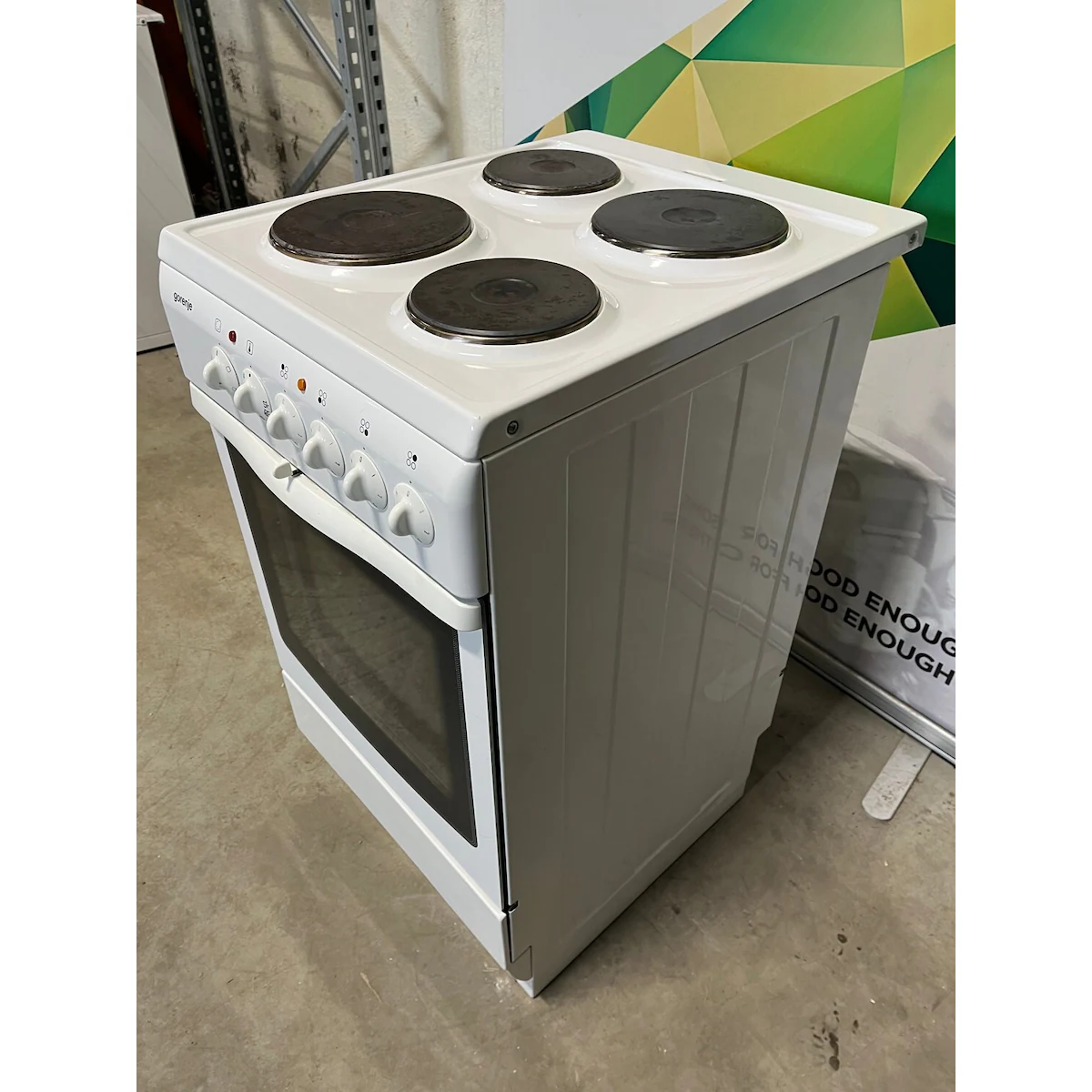 Gorenje E 2224 W 50cm platekomfyr - brukt