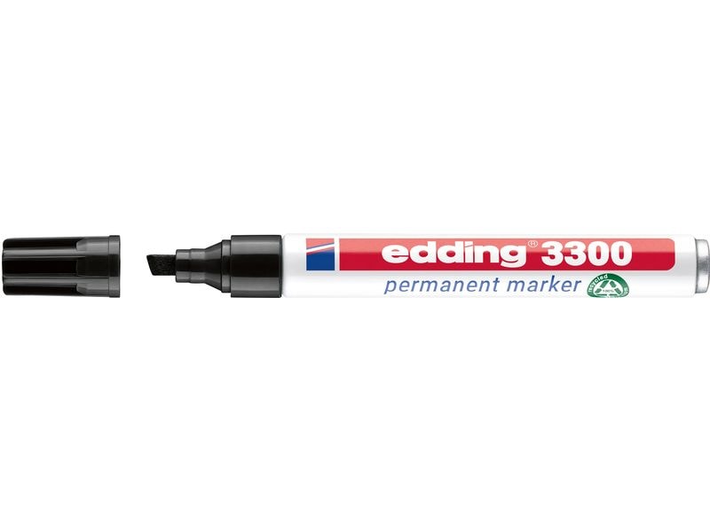 edding Permanent-Marker 3300 Schwarz Permanentmarker
