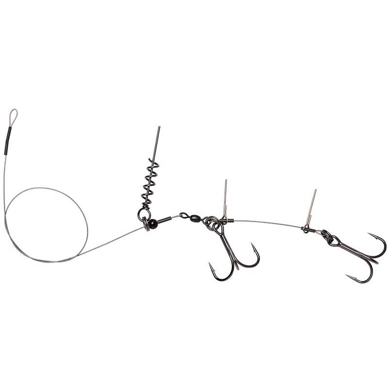 Monture Savage Gear Linethru Corkscrew Rig