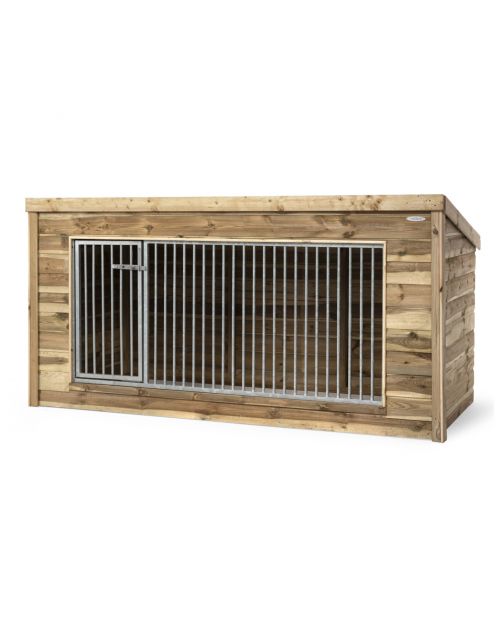 Voldux Hondenhok Luna - Hondenhok - 260x130x132 cm Bruin
